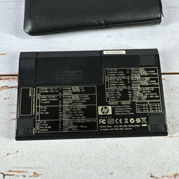 Vintage Hewlett Packard HP 12C Financial Calculator USA - Picture 3 of 3